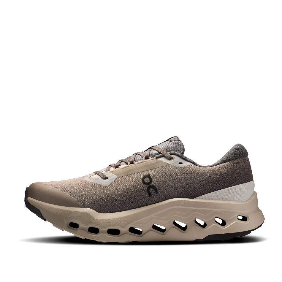 On Men's Cloudsurfer Trail 2 Waterproof Running Shoes in Cinder/Desert AW25 - Image 6