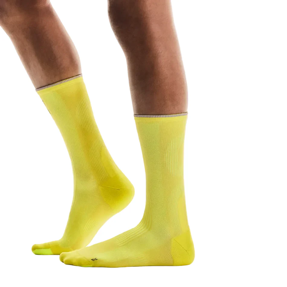 On Unisex Elite Run Sock High in Lime SS26 - Image 3