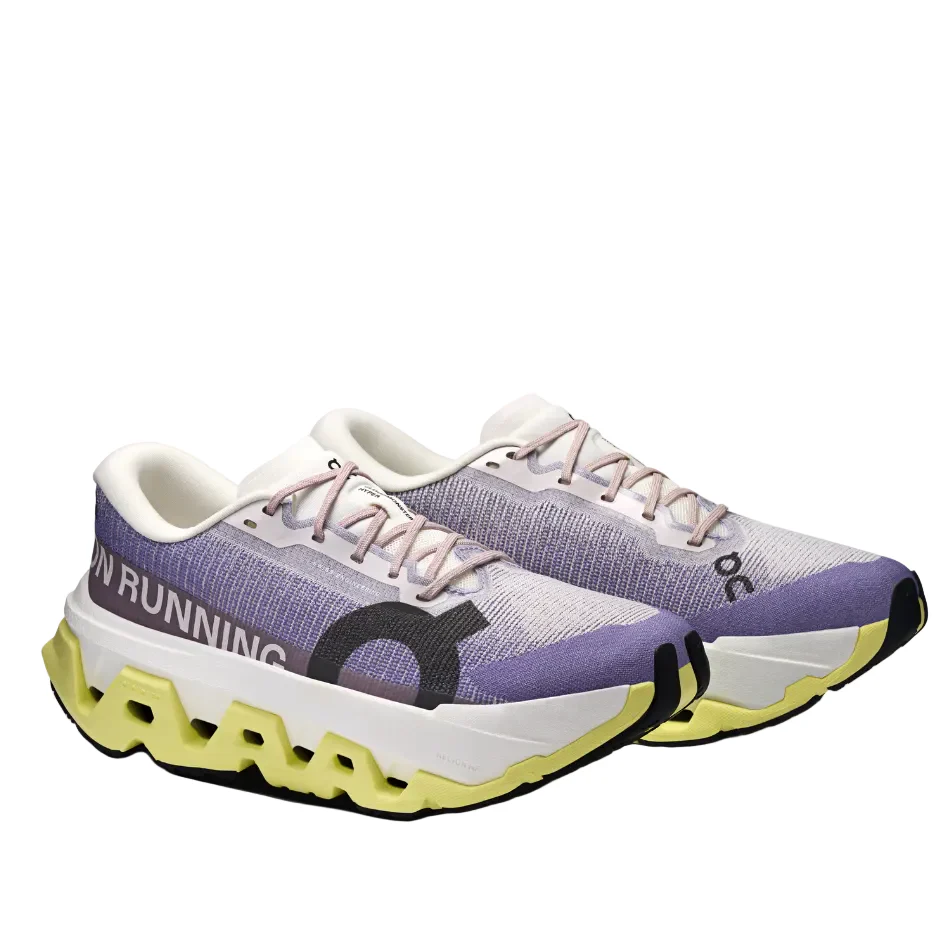 On Women's Cloudmonster 3 Hyper Running Shoes in Lily/Limelight SS26 - Image 4