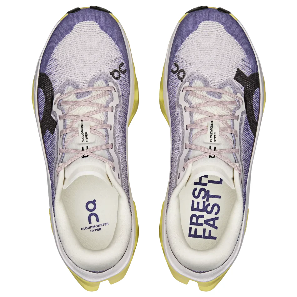 On Women's Cloudmonster 3 Hyper Running Shoes in Lily/Limelight SS26 - Image 5