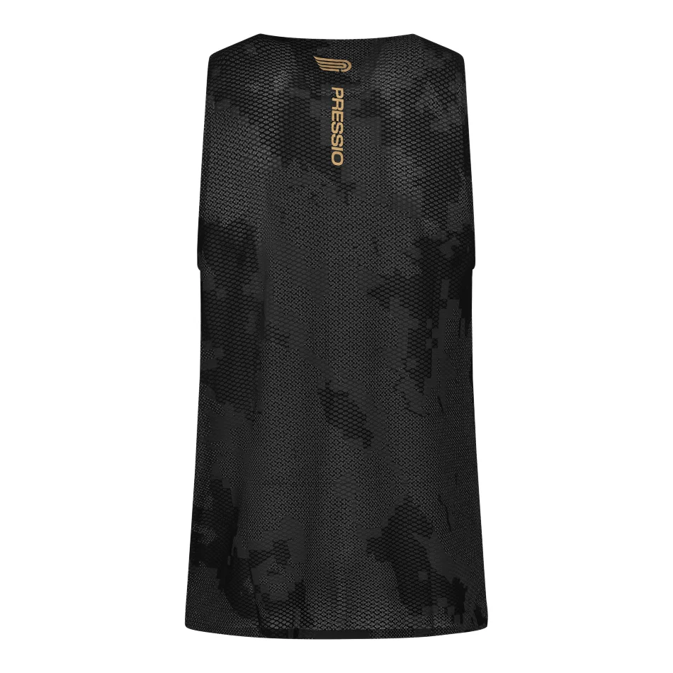 Pressio Men's Elite Singlet in Camo Black - Image 2