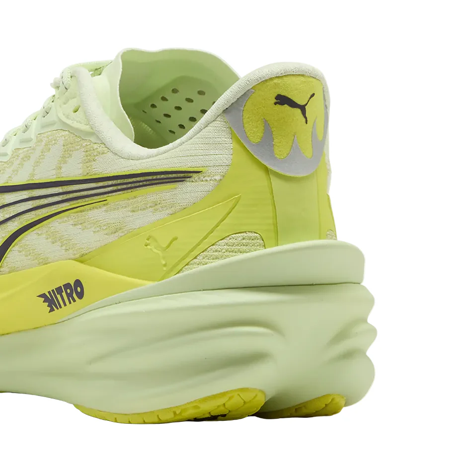 Puma Men's Deviate NITRO 4 Running Shoes in Apple Spritz/Lux Lime SS26 - Image 4