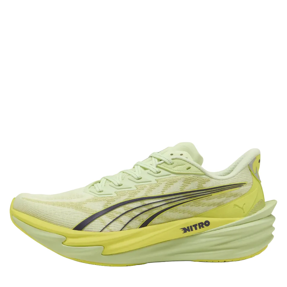 Puma Men's Deviate NITRO 4 Running Shoes in Apple Spritz/Lux Lime SS26 - Image 5