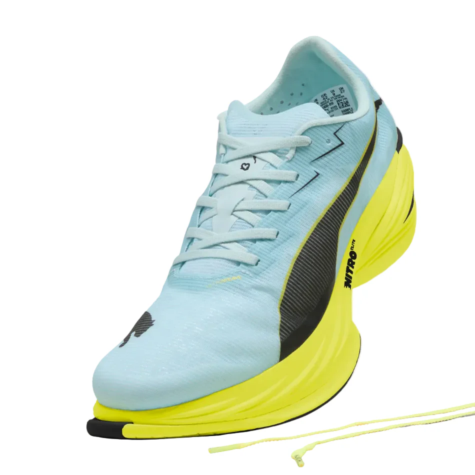 Puma Men's Fast-R NITRO Elite 3 Running Shoes in Fresh Water/Lemon Crush SS26 - Image 4