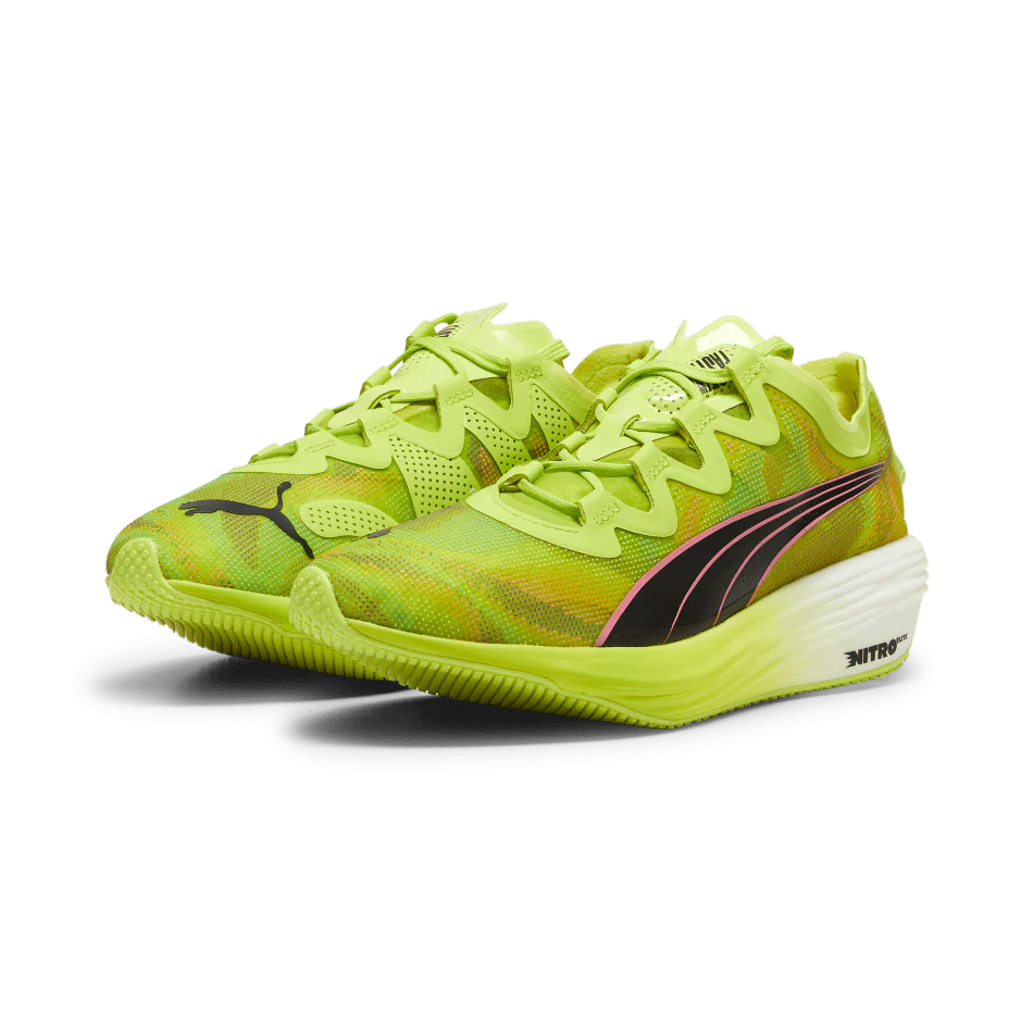 Puma Fast-FWD Nitro Elite Psychedelic Rush Men's  Running Shoes SS24 Lime Pow-Puma Black-Poison Pink - Image 2