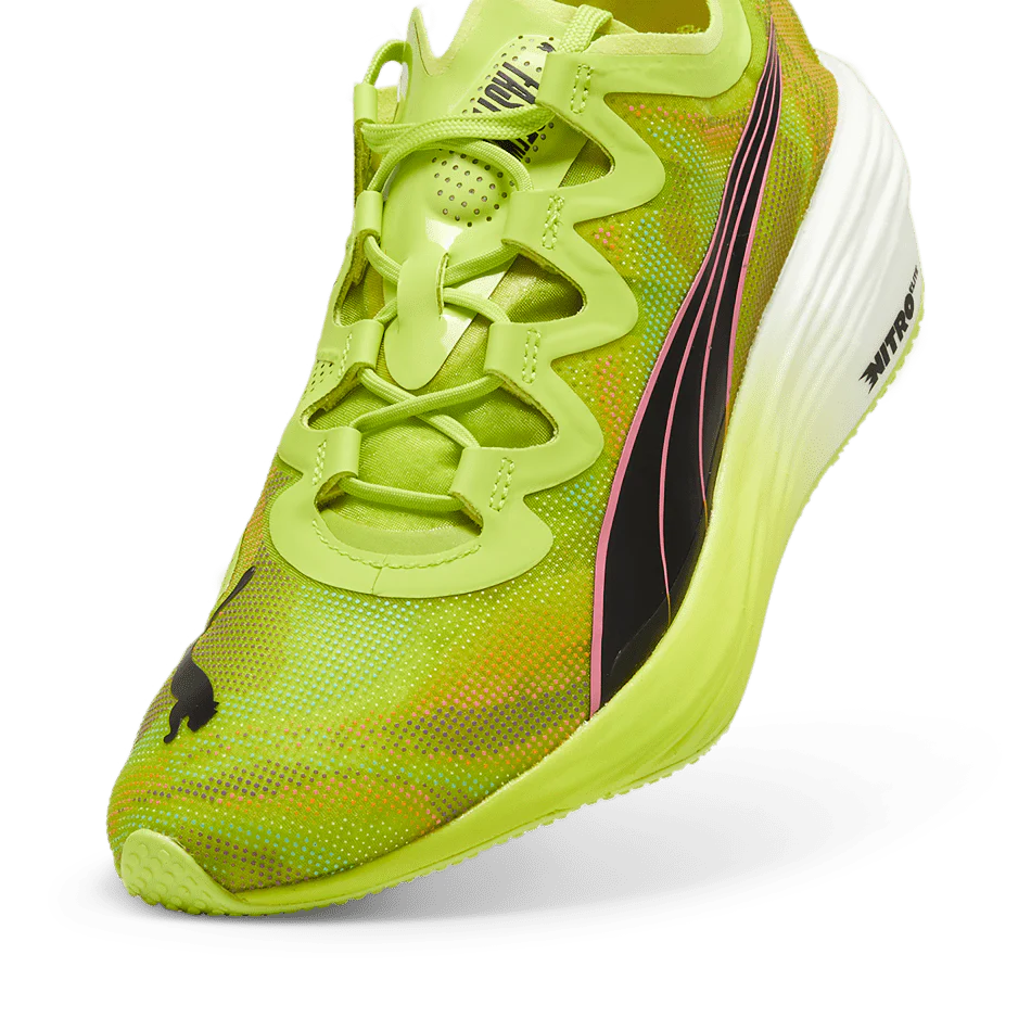 Puma Fast-FWD Nitro Elite Psychedelic Rush Men's  Running Shoes SS24 Lime Pow-Puma Black-Poison Pink - Image 3