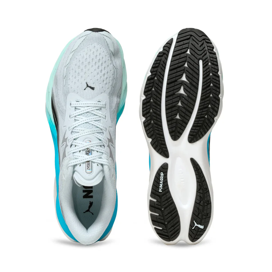 PUMA Men's Velocity NITRO 4 Running Shoes in Sea Glass/Speed Blue AW25 - Image 2