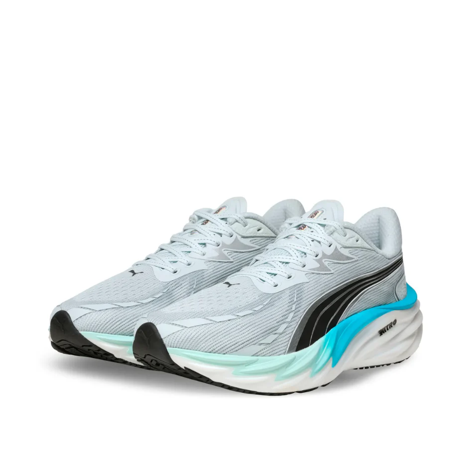 PUMA Men's Velocity NITRO 4 Running Shoes in Sea Glass/Speed Blue AW25 - Image 3