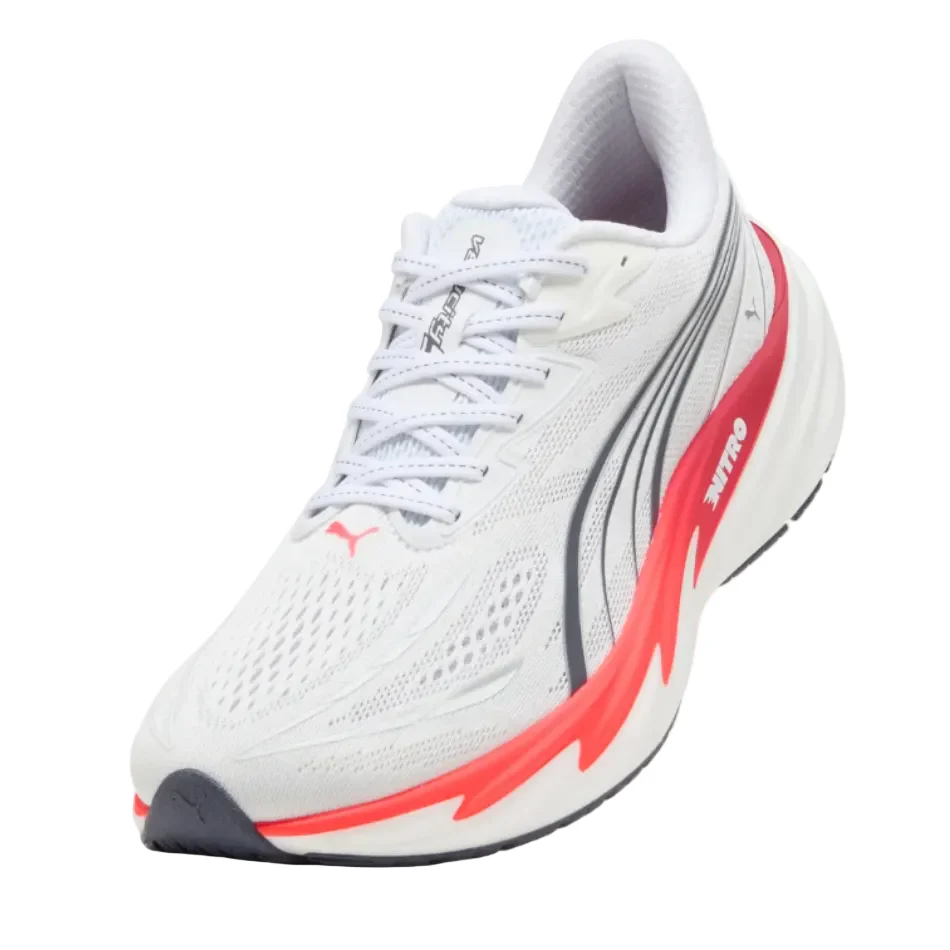 Puma Men's Velocity NITRO 5 Running Shoes in PUMA White/Ultra Red AW26 - Image 4