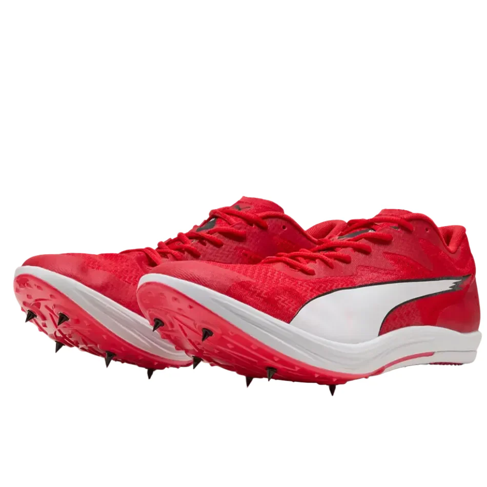 PUMA Unisex evoSPEED Long Distance Running Spikes in All Time Red/PUMA White/PUMA Black SS26 - Image 2