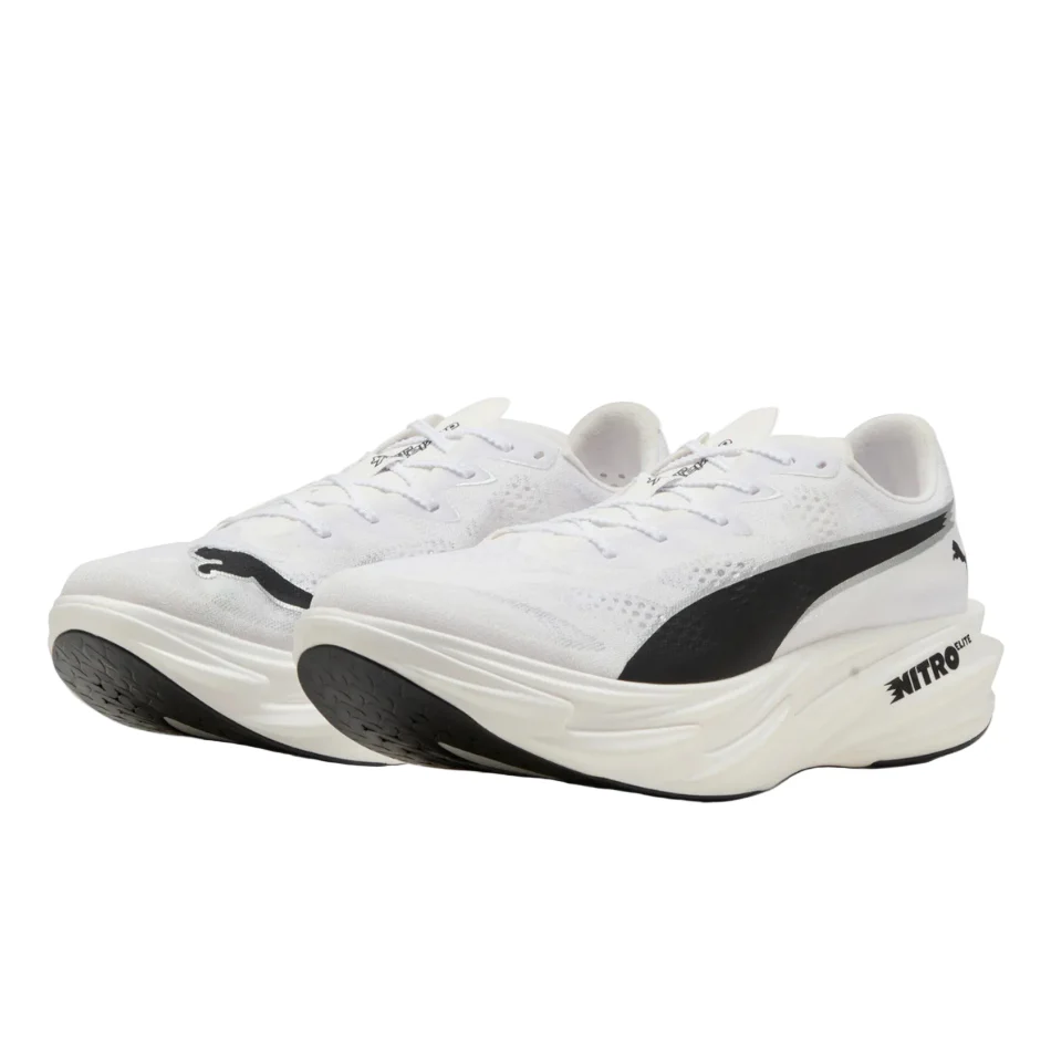PUMA Women's Deviate NITRO Elite 4 Running Shoes in PUMA White/PUMA Black SS26 - Image 3