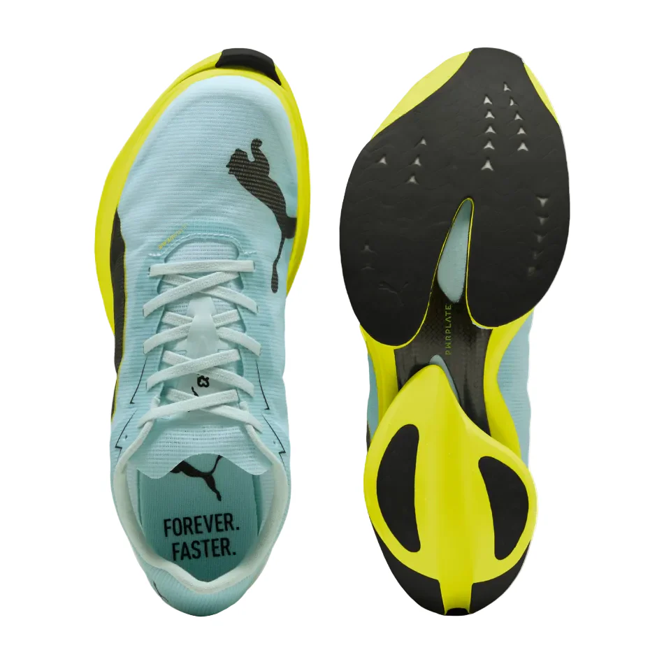 Puma Men's Fast-R NITRO Elite 3 Running Shoes in Fresh Water/Lemon Crush SS26 - Image 2