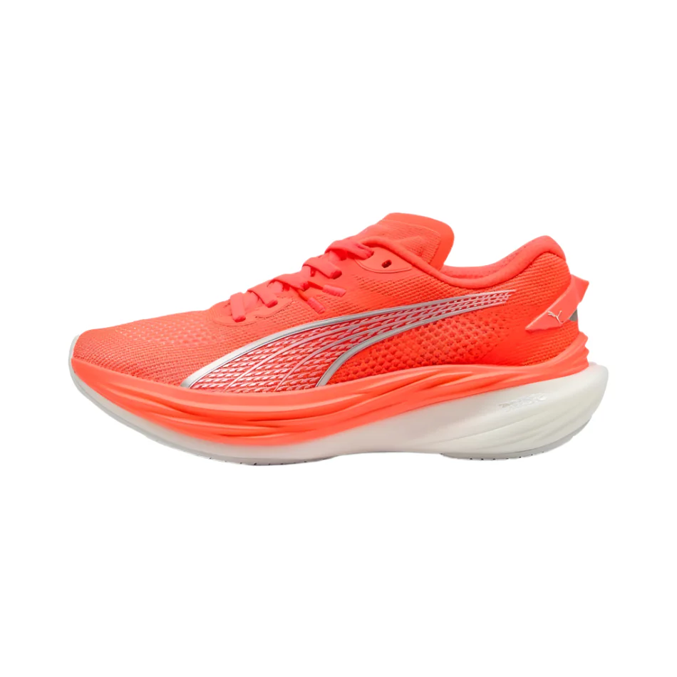 Puma Women's Deviate NITRO 3 Running Shoes in Glowing Red/Puma Silver SS25 - Image 5