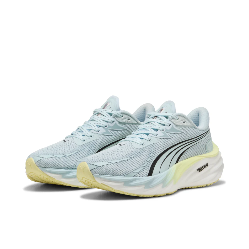 PUMA Women's Velocity NITRO 4 Running Shoes in Sea Glass/Gold Moon AW25 - Image 3