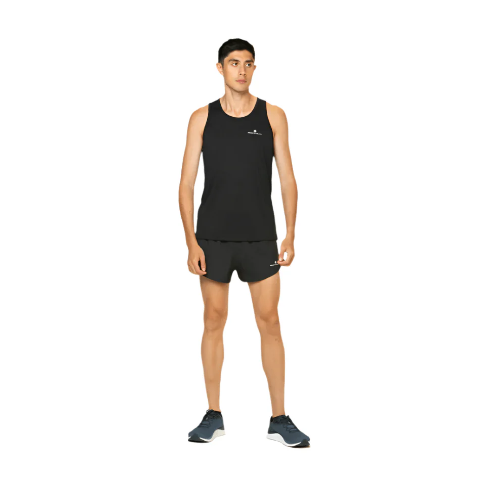 Ronhill Men's Core Racer Short in Black/White SS26 - Image 6