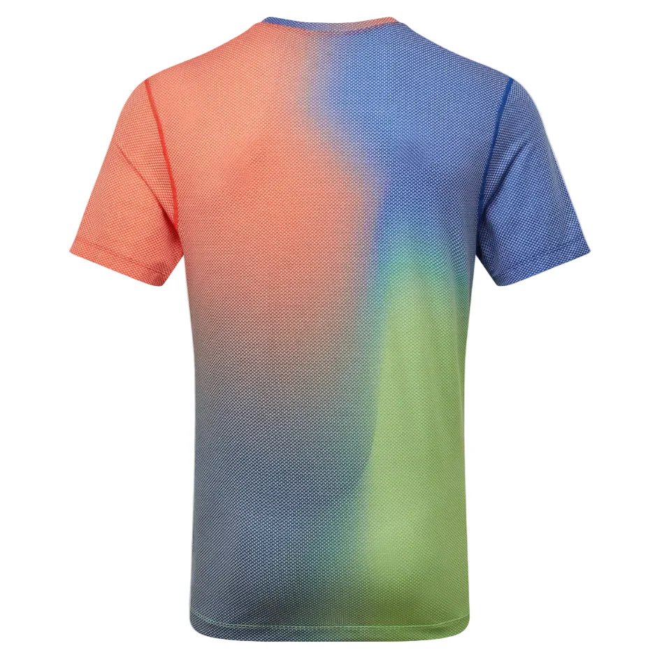 Ronhill Men's Tech Golden Hour Tee in Dark Cobalt Merge SS26 - Image 2
