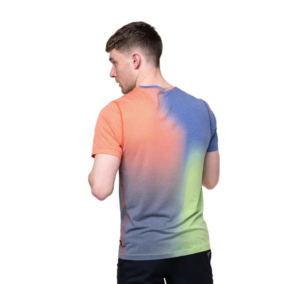 Ronhill Men's Tech Golden Hour Tee in Dark Cobalt Merge SS26 - Image 4