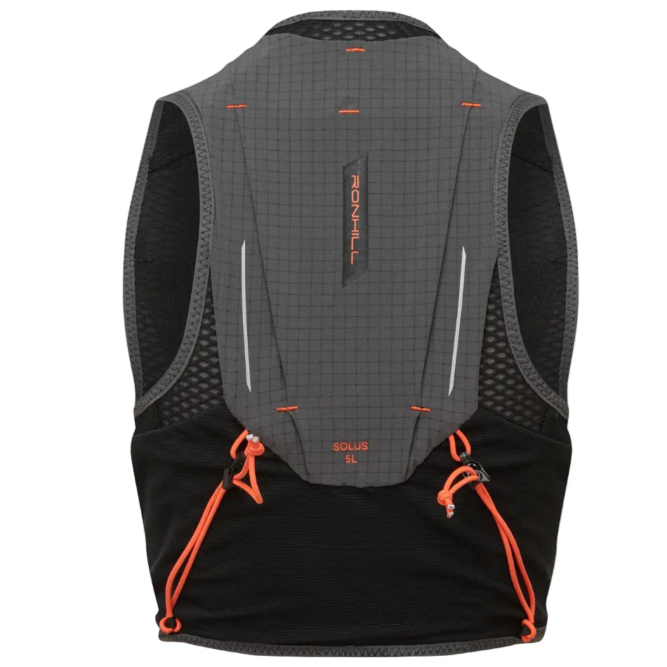 Ronhill Unisex Solus 5L Running Vest in Black/Ronhill Red SS26 - Image 2