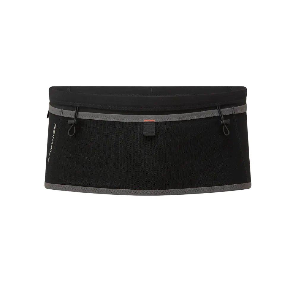 Ronhill Unisex Speed 360 Running Belt in Black/Ronhill Red SS26 - Image 2