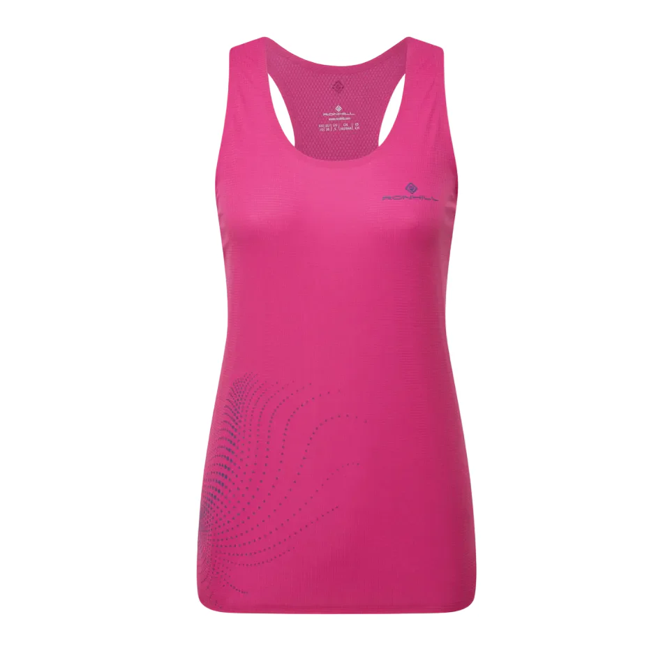 Ronhill Women's Tech Race Vest in Exuberance/Classic Blue SS26