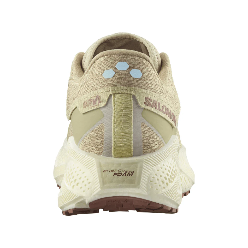 Salomon Men's Aeroglide 3 GRVL Running Shoes in Green Haze/Vanilla Ice/Russet SS25 - Image 4