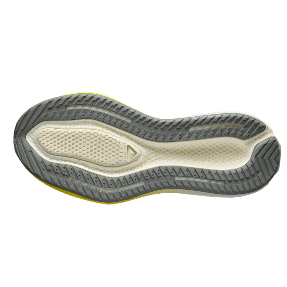 Salomon Men's Aeroglide 3 Running Shoes in Vanilla Ice/Blazing Yellow/Sedona Sage AW25 - Image 3