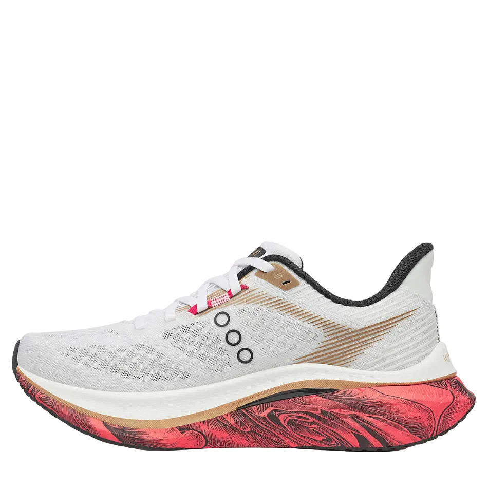 Saucony Men's London Endorphin Speed 5 Running Shoes in White/Black SS26 - Image 6