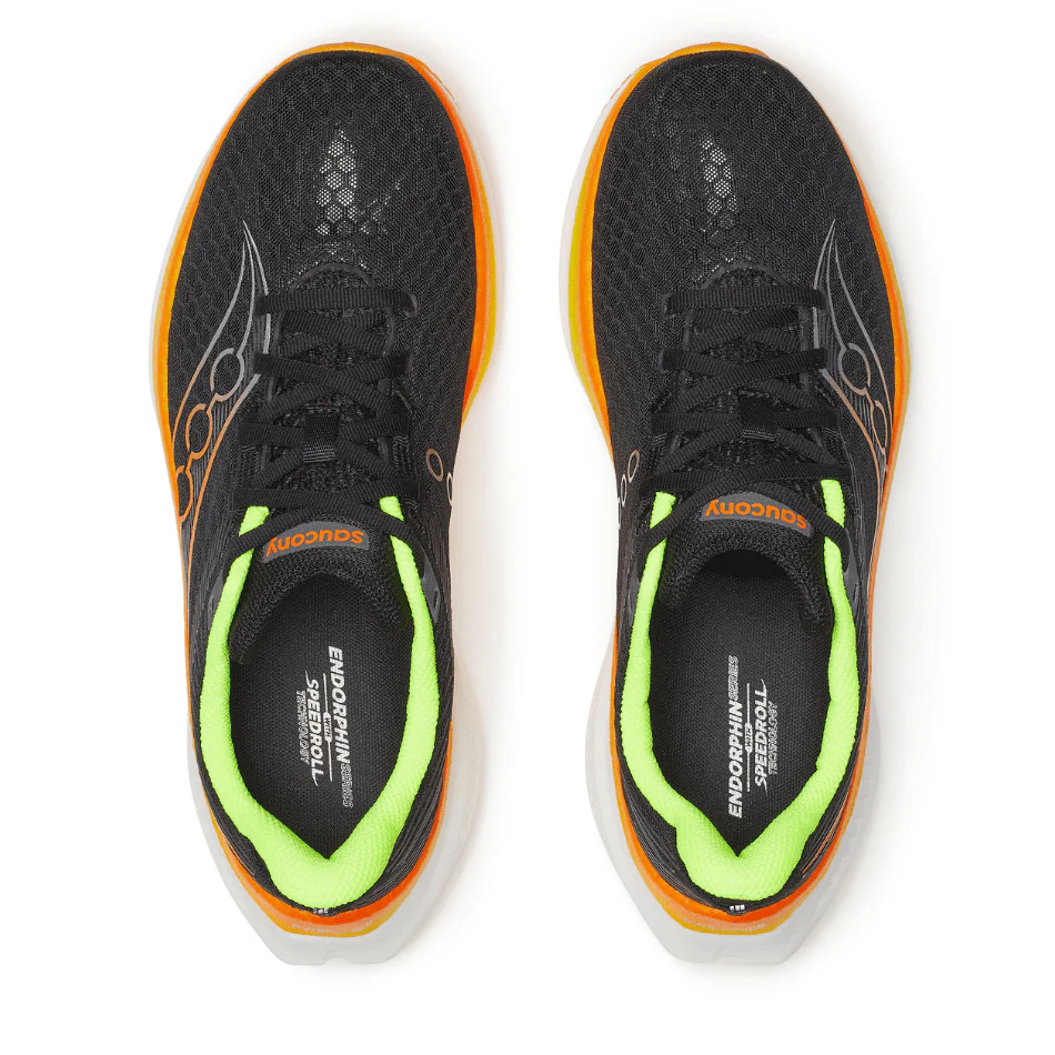 Saucony Men's Endorphin Speed 5 Running Shoes in Black/Vo2 AW25 - Image 2