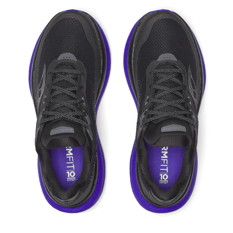Saucony Men's Triumph 23 GTX Running Shoes in Black/Regal AW25 - Image 2