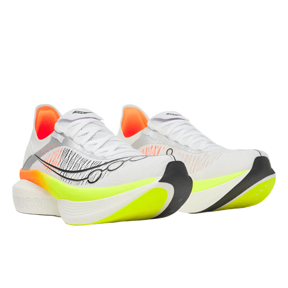 Saucony Unisex Endorphin Elite 2 Running Shoes in White/Vo2 AW25 - Image 5