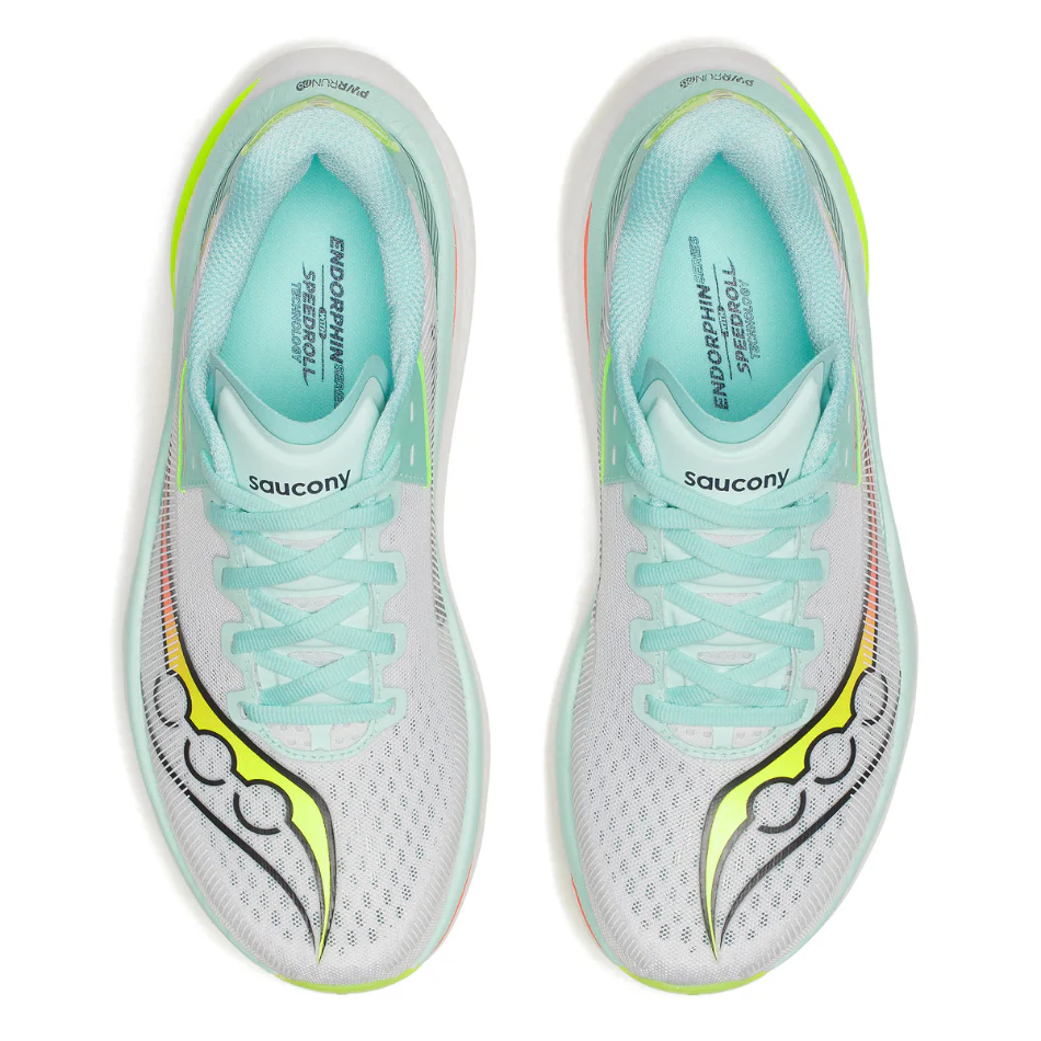 Saucony Women's Endorphin Azura Running Shoes in White/Splash SS26 - Image 2