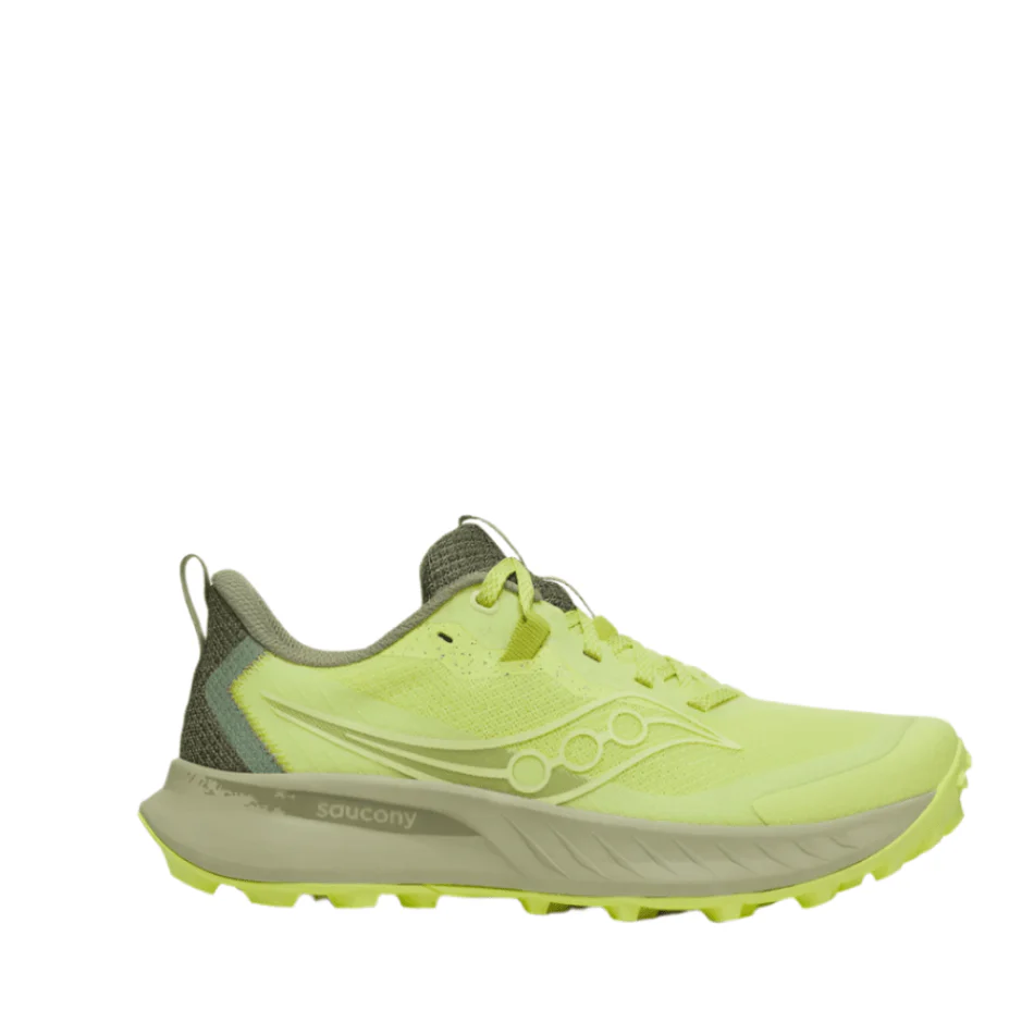 Saucony Women's Peregrine 15 Trail Running Shoes in Sunny/Hemlock SS25