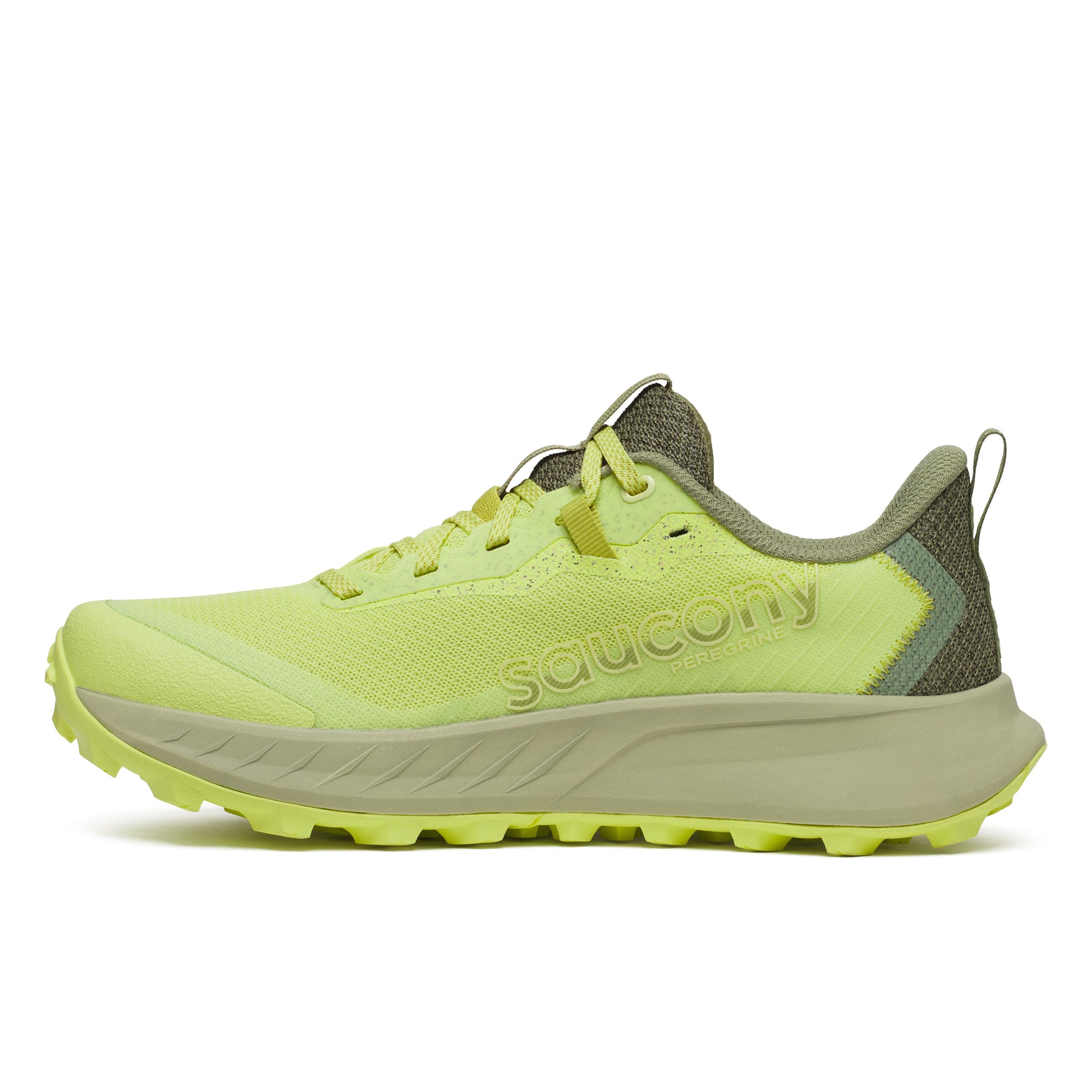 Saucony Women's Peregrine 15 Trail Running Shoes in Sunny/Hemlock SS25 - Image 6