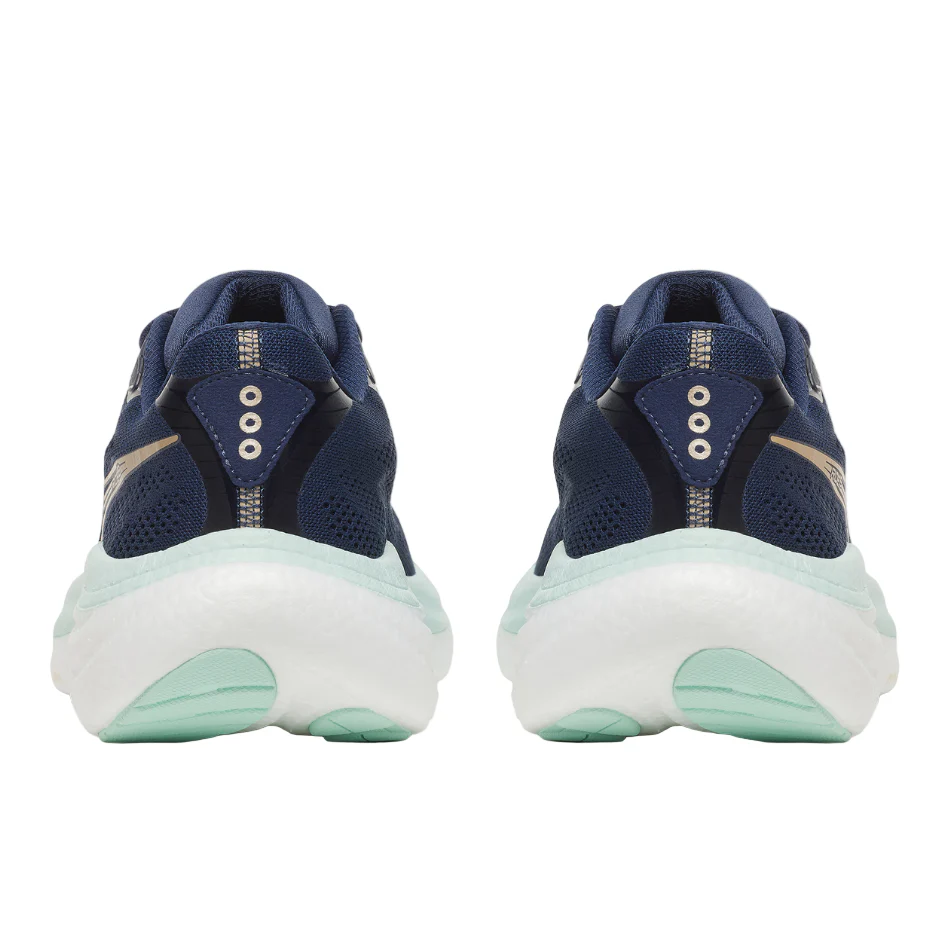 Saucony Women's Ride 19 Running Shoes in Navy/Aqua SS26 - Image 3