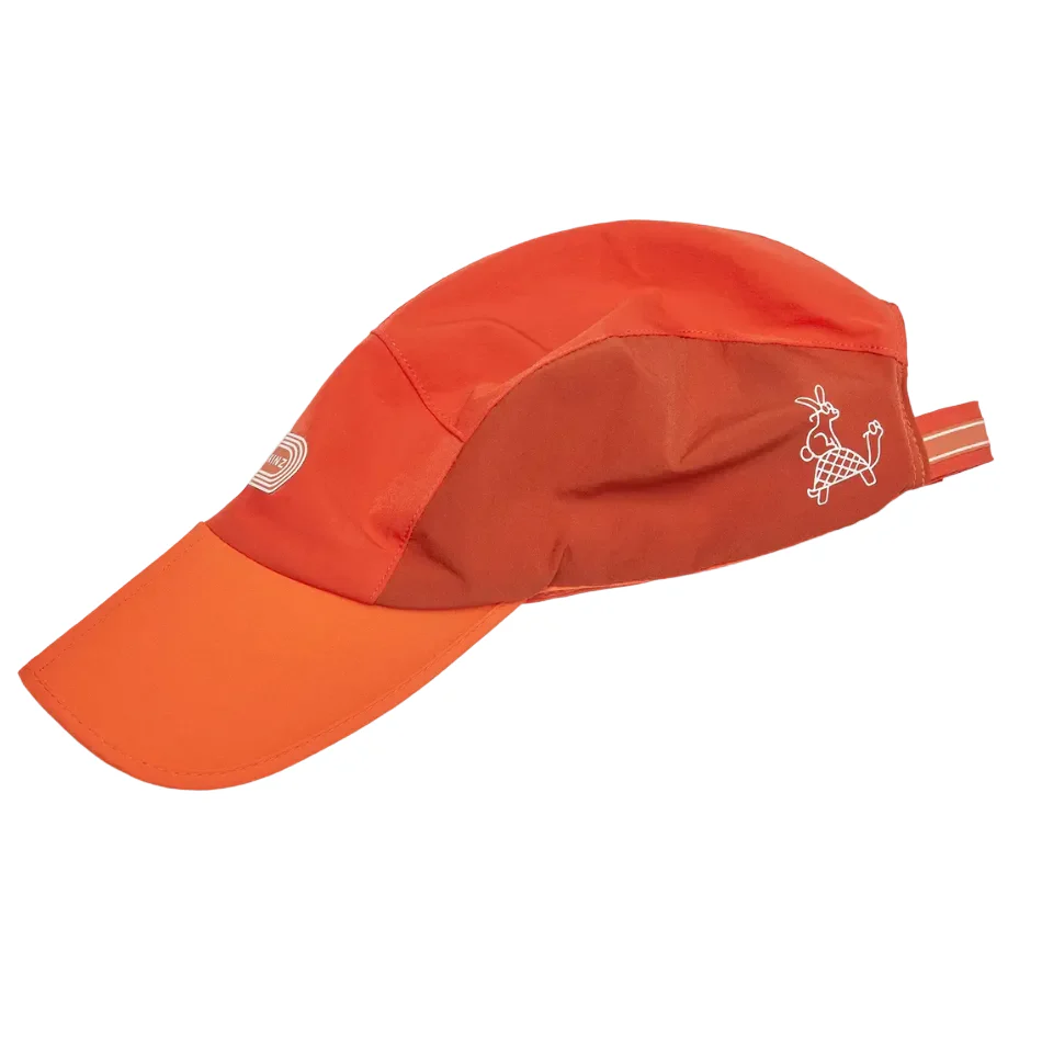 Sealskinz Unisex Runham Ultra Lightweight Quick Dry Foldable Running Cap in Orange SS26 - Image 4