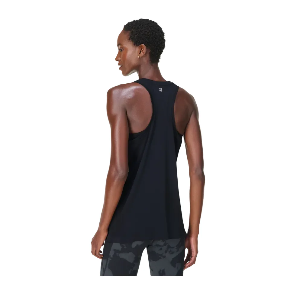 Sweaty Betty Athlete Featherweight Loose Seamless Tank in Black SS26 - Image 5