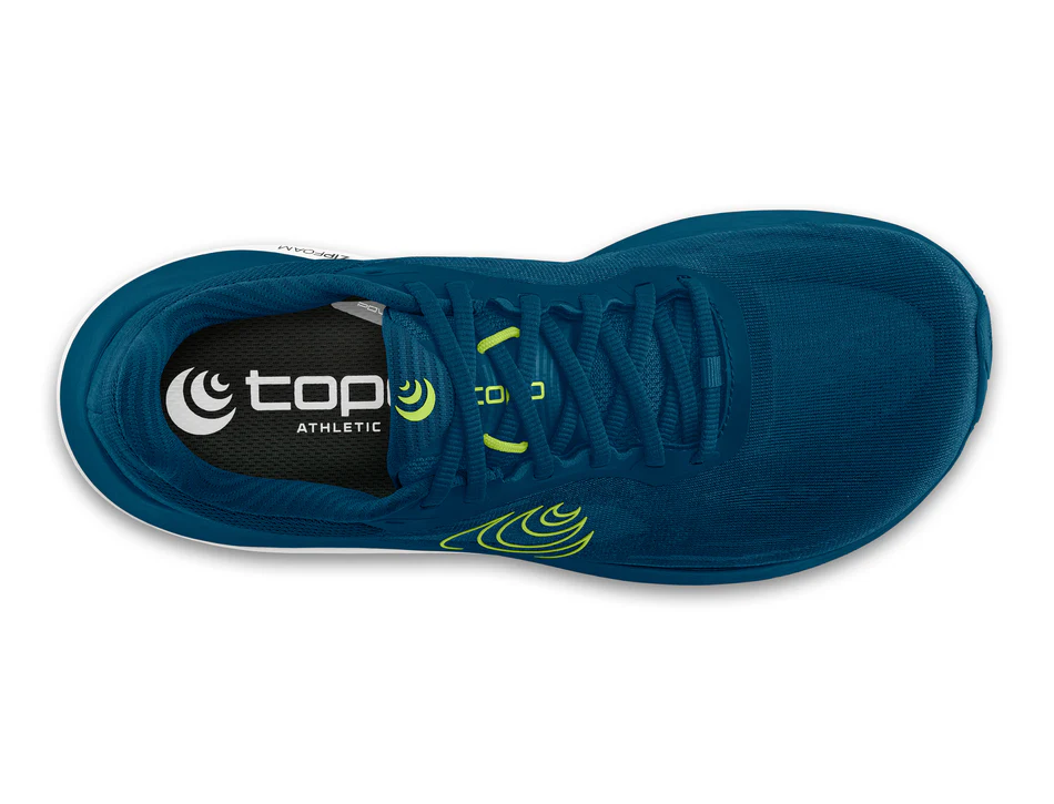 Topo Men's Ultrafly 6 Running Shoes in Navy/Lime SS26 - Image 3