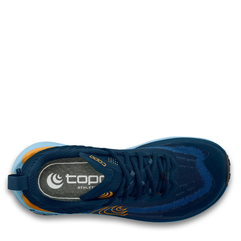 Topo Men's Vista Running Shoes in Navy/Orange SS26 - Image 3